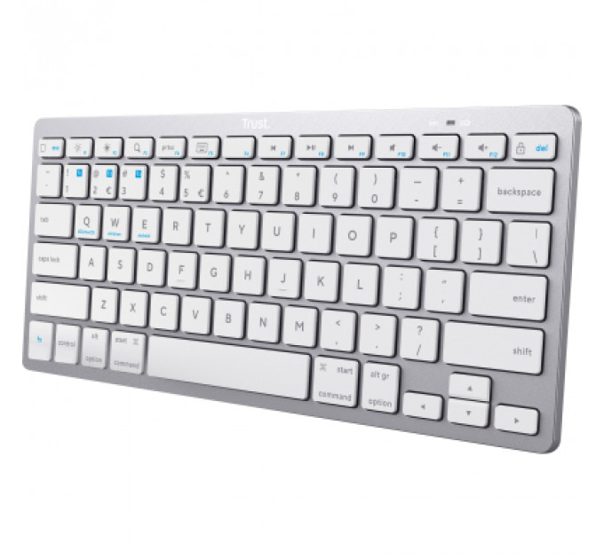 Клавіатура Trust Basics Bluetooth UA White (25486)