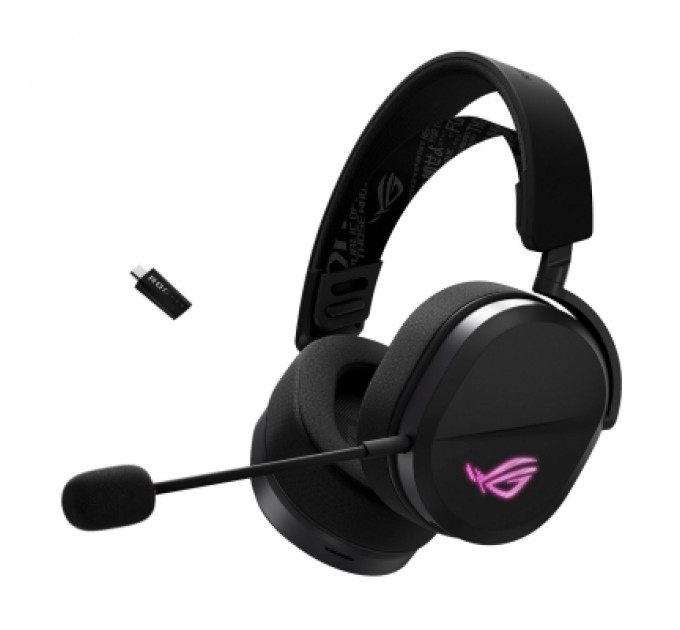 Навушники ASUS ROG Pelta Bluetooth/Wireless Black (90YH0410-BHUA00)