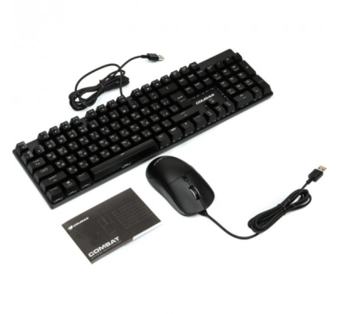Комплект Cougar Combat Keyboard and Mouse USB Black (Combat)