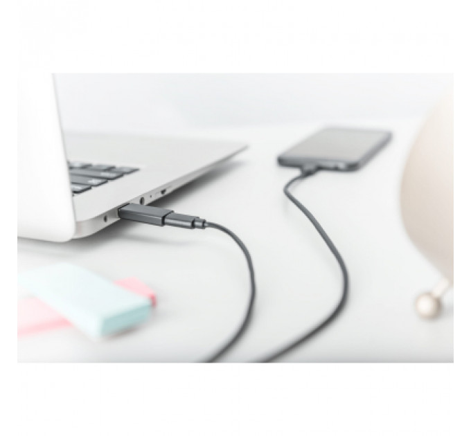 Перехідник USB-A to USB-C (M/F) 3A 5GB ver.3.0 Digitus (AK-300524-000-S)
