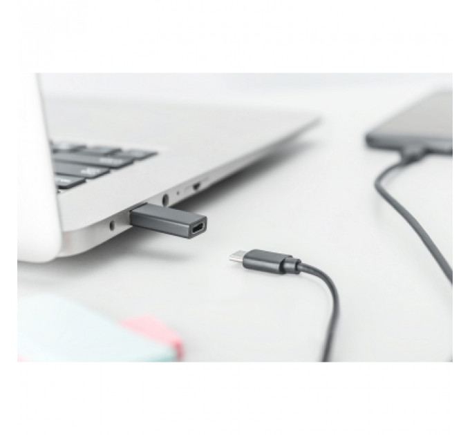 Перехідник USB-A to USB-C (M/F) 3A 5GB ver.3.0 Digitus (AK-300524-000-S)