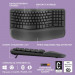 Клавіатура Logitech Wave Keys For Business Bluetooth/Wireless UA Black (920-012334)