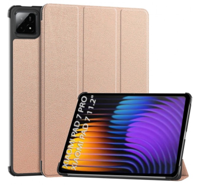 Чохол до планшета BeCover Smart Case Xiaomi Pad 7 / 7 Pro 11.2" Rose Gold (712812)