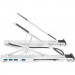Digitus Підставка до ноутбука Digitus Variable Notebook Stand, до 17", USB-C Dock 5-Port (DA-90424)