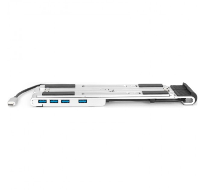 Digitus Підставка до ноутбука Digitus Variable Notebook Stand, до 17", USB-C Dock 5-Port (DA-90424)