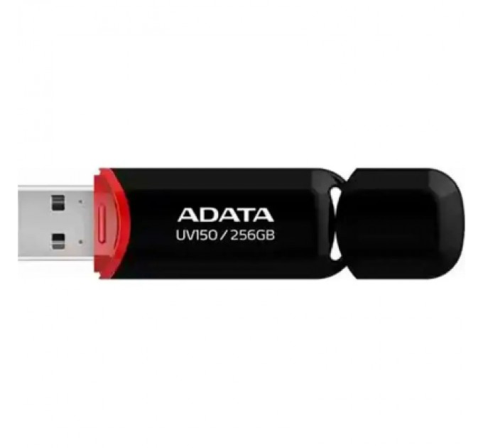 USB флеш накопичувач ADATA 256GB UV150 Black USB 3.2 (AUV150-256G-RBK)
