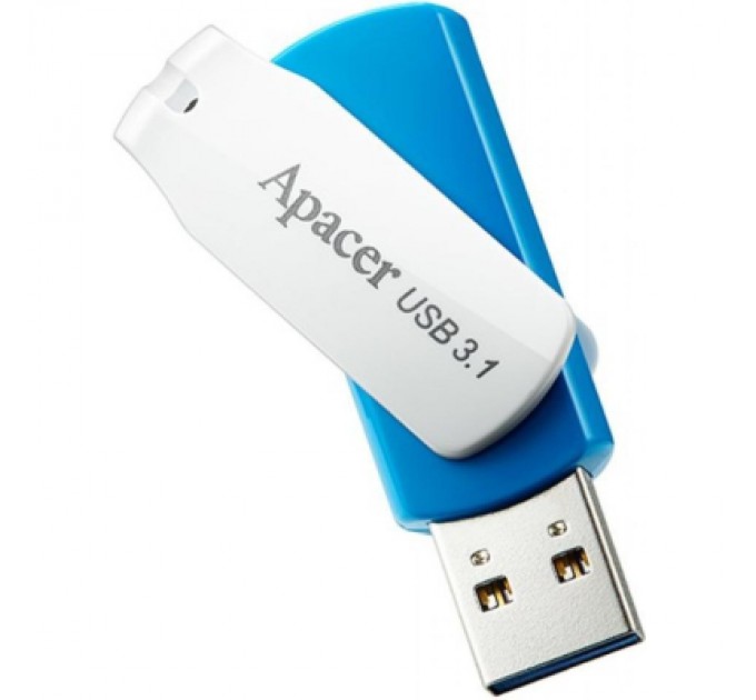 Apacer USB флеш накопичувач Apacer 128GB AH357 Ocean Blue USB 3.2 (AP128GAH357U-1)