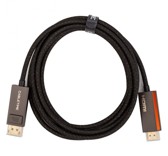 Кабель мультимедійний DisplayPort to HDMI 3.0m Cabletime (CA914081)