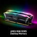 Lexar Модуль пам'яті для комп'ютера DDR5 32GB (2x16GB) 7200 MHz Ares RGB Black Lexar (LD5U16G72C34LA-RGD)