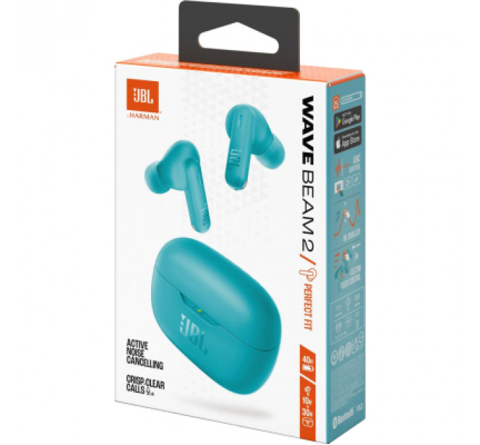 Навушники JBL Wave Beam 2 Blue (JBLWBEAM2BLU)