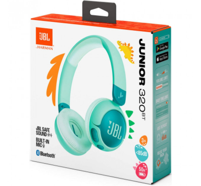 Навушники JBL JR 320BT Green (JBLJR320BTGRN)