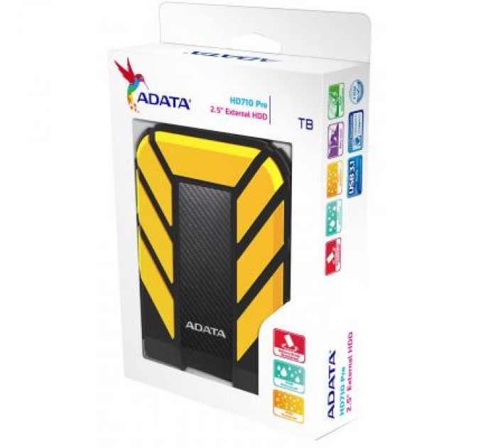 ADATA Зовнішній жорсткий диск 2.5" 2TB ADATA (AHD710P-2TU31-CYL)