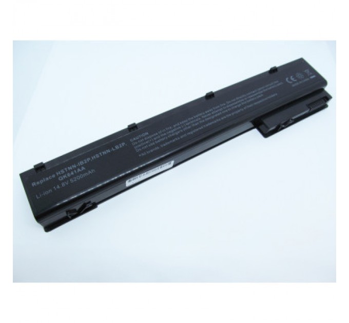 AlSoft Акумулятор до ноутбука EliteBook 8560w HSTNN-LB2Q, 5200mAh, 8cell, 14.8V, Li-ion AlSoft (A47241)