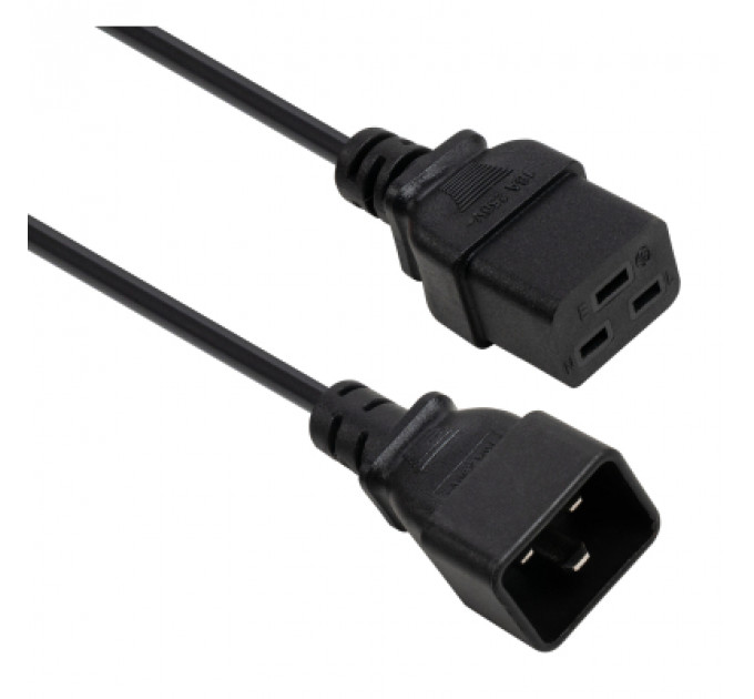 Кабель живлення C19 to C20 1.8m 1.5mm2 copper Vinga (VYPCC19201815CU)
