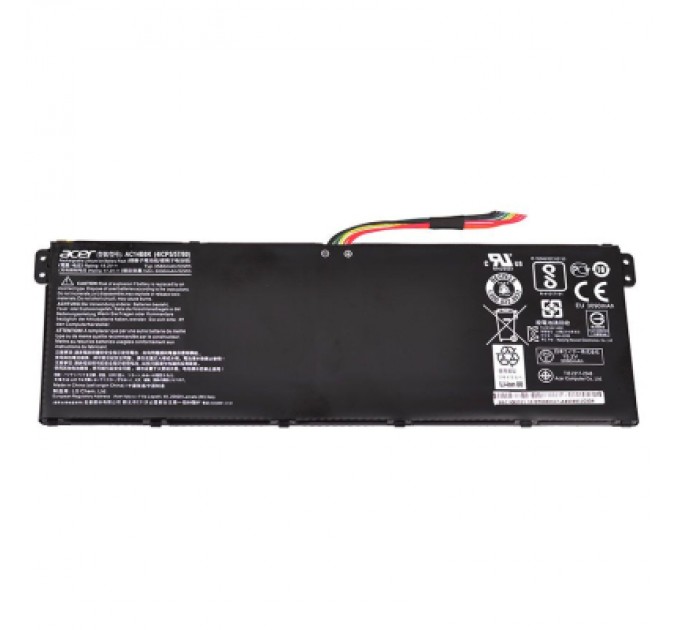 AlSoft Акумулятор до ноутбука Acer AC14B8K, 2600mAh (40Wh), 4cell, 15.2V, Li-ion, black AlSoft (A47783)