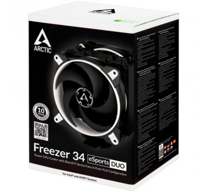 Кулер до процесора Arctic Freezer 34 eSports DUO White (ACFRE00061A)