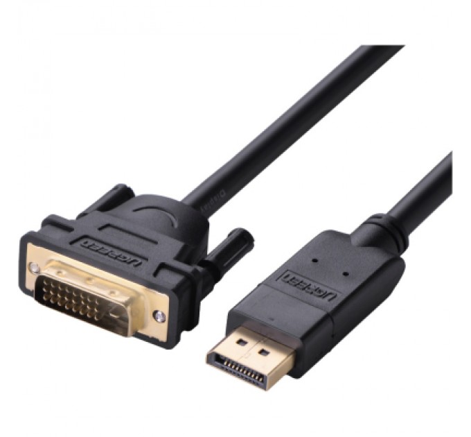 Кабель мультимедійний DisplayPort M to DVI-D 25 2.0m V1.2, DP103 Ugreen (10221)
