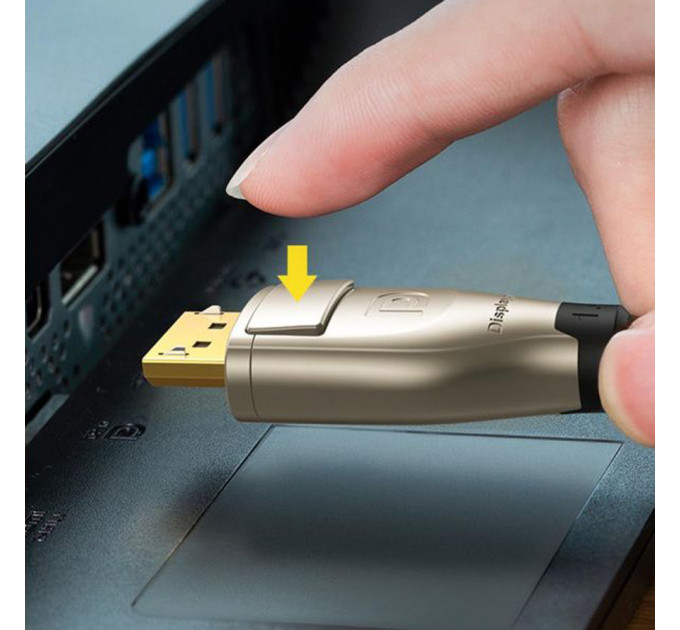 Ugreen Кабель мультимедійний DisplayPort 2.0m V1.4 8K Zinc Alloy Shell DP112 Ugreen (60843)