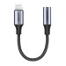Ugreen Перехідник Lightning to 3.5mm 10cm Headphone Jack Adapter Model US211 gray Ugreen (30756)