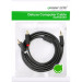 Ugreen Кабель мультимедійний AUX 3.5mm TRS to RCAx2 M/M 3.0m AV102 Black Ugreen (10512)