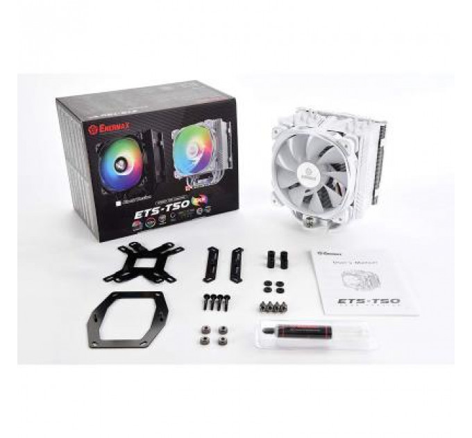 Кулер до процесора Enermax ETS-T50 AXE ARGB White (ETS-T50A-W-ARGB)