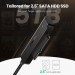 Ugreen Перехідник USB 3.0 Type-А to SATA III (F) CM321 Ugreen (70609)