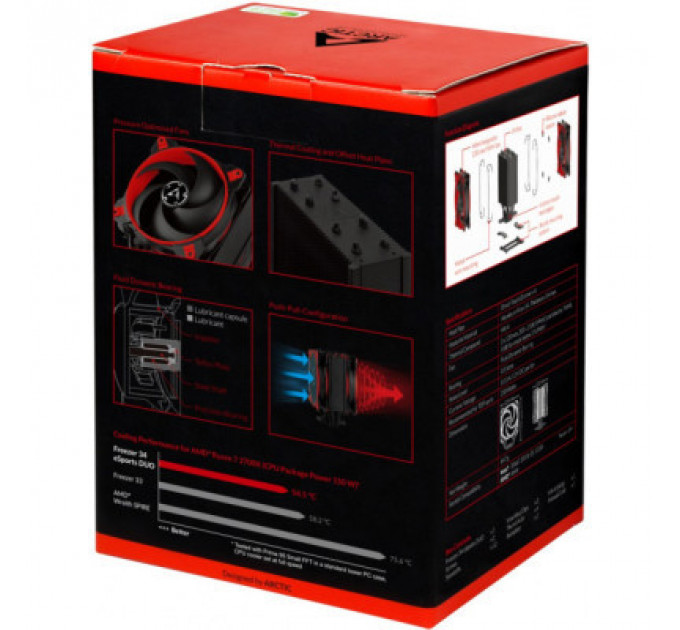 Кулер до процесора Arctic Freezer 34 eSports DUO Red (ACFRE00060A)
