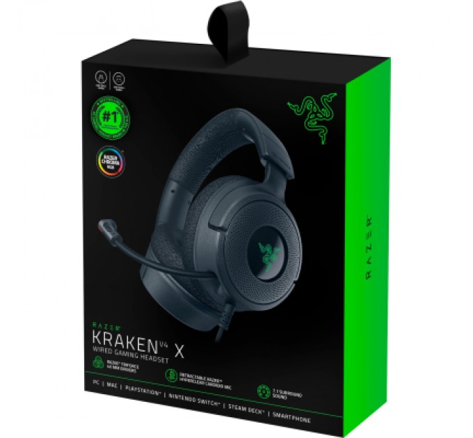 Навушники Razer Kraken V4 X Black (RZ04-05180100-R3M1)