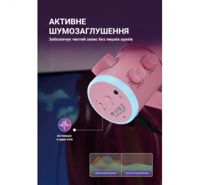 Мікрофон Fifine TAM6P Pink (TAM6P)