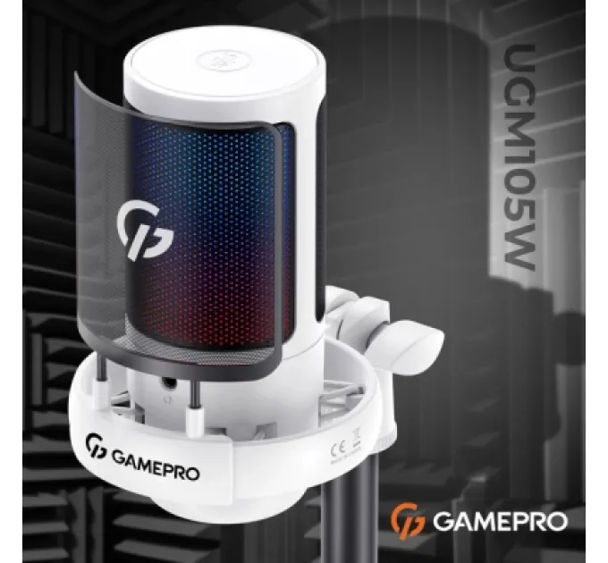 Мікрофон GamePro UGM105W White (UGM105W)