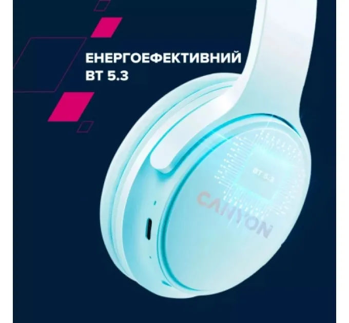 Canyon Навушники Canyon OnRiff 4 Bluetooth White (CNS-CBTHS4W)