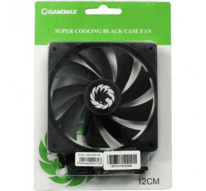 Кулер до корпусу Gamemax GMX-WFBK-BK