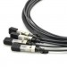 Alistar Оптичний патчкорд Alistar DAC-QSFP-4SFP+-1M