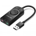 Ugreen Звукова плата Ugreen CM129 black (40964)
