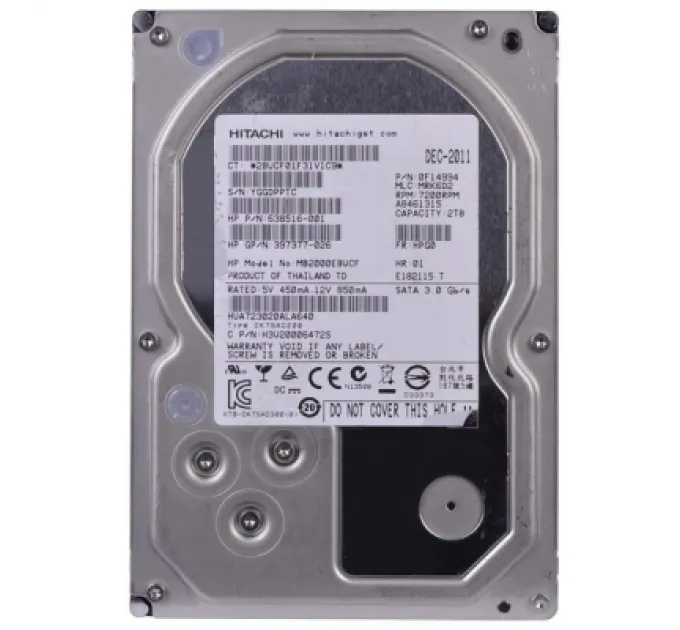 WDC Hitachi HGST Жорсткий диск 3.5" 2TB WDC Hitachi HGST (# HUA723020ALA640 #)