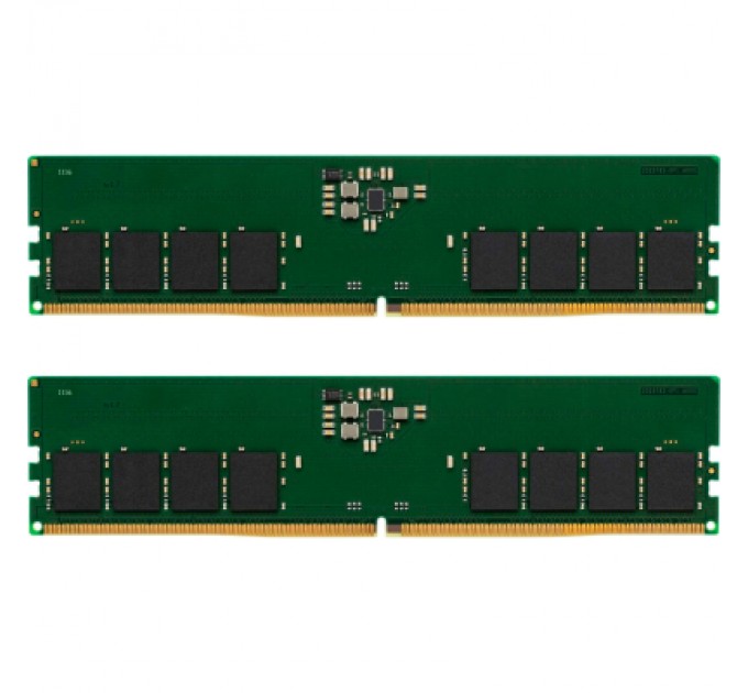 Модуль пам'яті для комп'ютера DDR5 32GB (2x16GB) 5600 MHz Kingston (KVR56U46BS8K2-32)