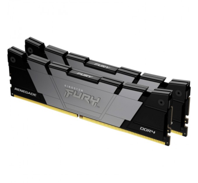 Kingston Fury (ex.HyperX) Модуль пам'яті для комп'ютера DDR4 16GB (2x8GB) 4800 MHz Renegade Black Kingston Fury (ex.HyperX) (KF448C19RB2K2/16)