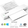 UKRMARK Принтер чеків UKRMARK M08-WT А4, Bluetooth, USB, білий (900883)