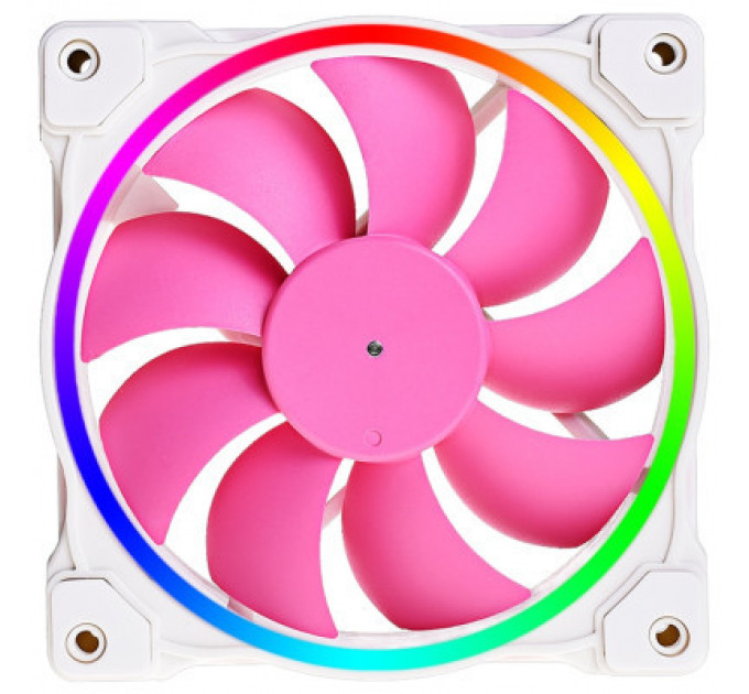 Кулер до корпусу ID-Cooling ZF-12025-PINK ARGB (Single Pack) (ZF-12025-PINK)