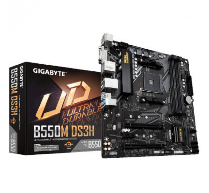 Материнська плата GIGABYTE B550M DS3H