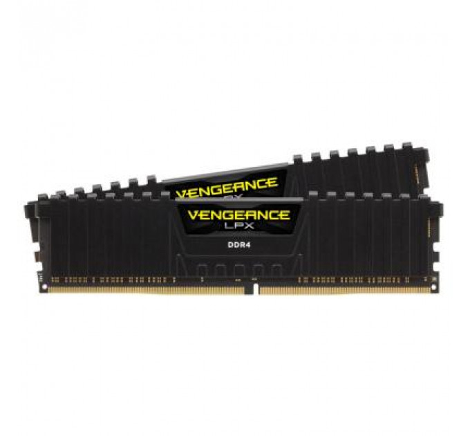 Модуль пам'яті для комп'ютера DDR4 32GB (2x16GB) 3200 MHz Vengeance LPX Black Corsair (CMK32GX4M2E3200C16)