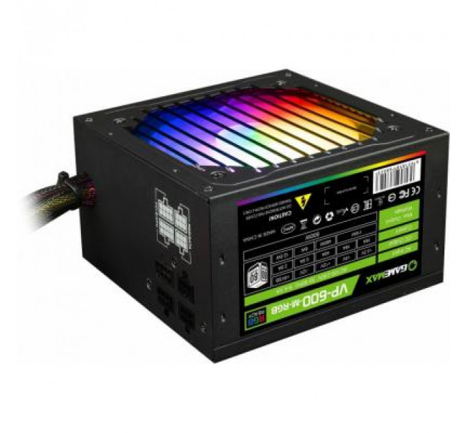 Блок живлення Gamemax 600W (VP-600-M-RGB)