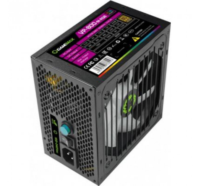 Блок живлення Gamemax 800W (VP-800-M-RGB)