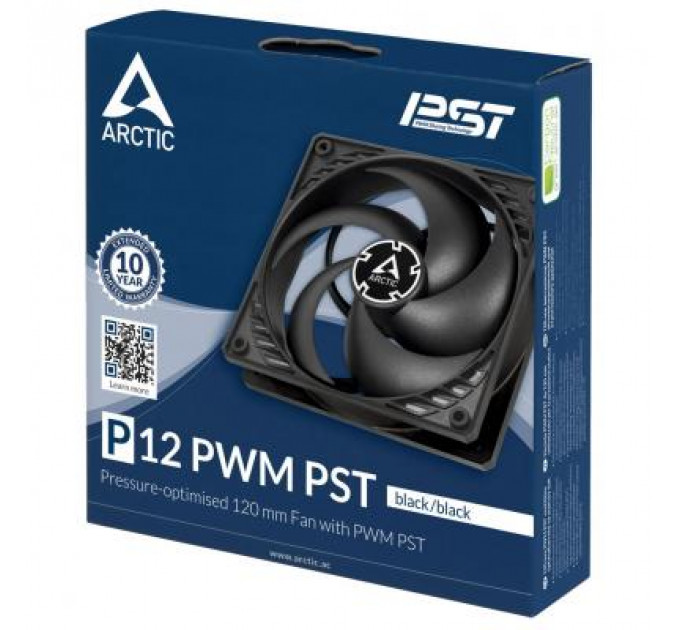 Кулер до корпусу Arctic P12 PWM PST black (ACFAN00120A)