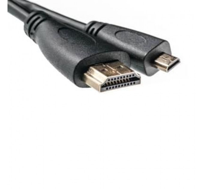Кабель мультимедійний HDMI A to HDMI D (micro), 0.5m PowerPlant (KD00AS1241)