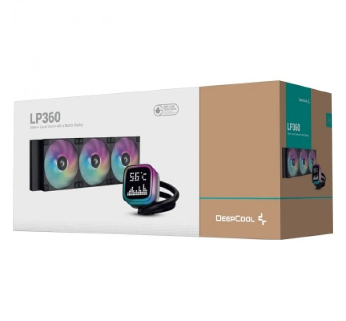 Deepcool Система рідинного охолодження Deepcool LP360 ARGB Black (R-LP360-BKMSNC-G-1)