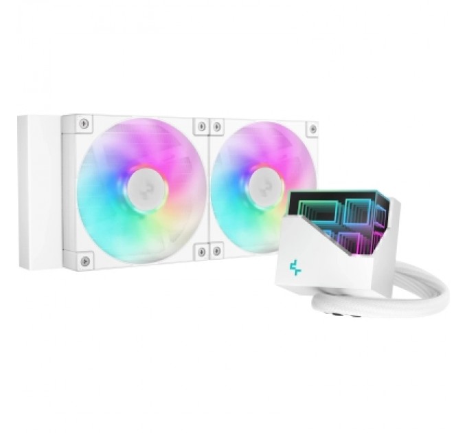 Deepcool Система рідинного охолодження Deepcool LT240 ARGB White (R-LT240-WHAMNC-G-1)