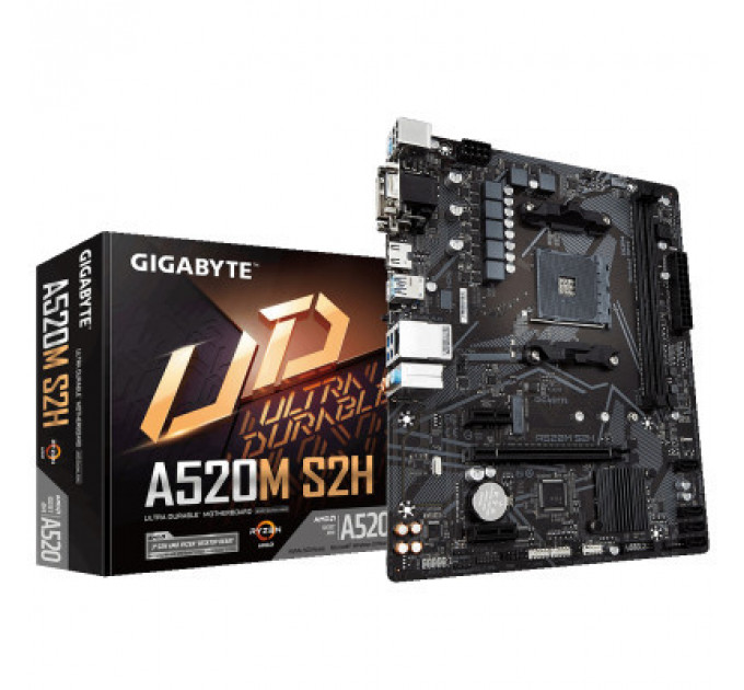 Материнська плата GIGABYTE A520M S2H