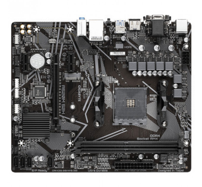 Материнська плата GIGABYTE A520M S2H