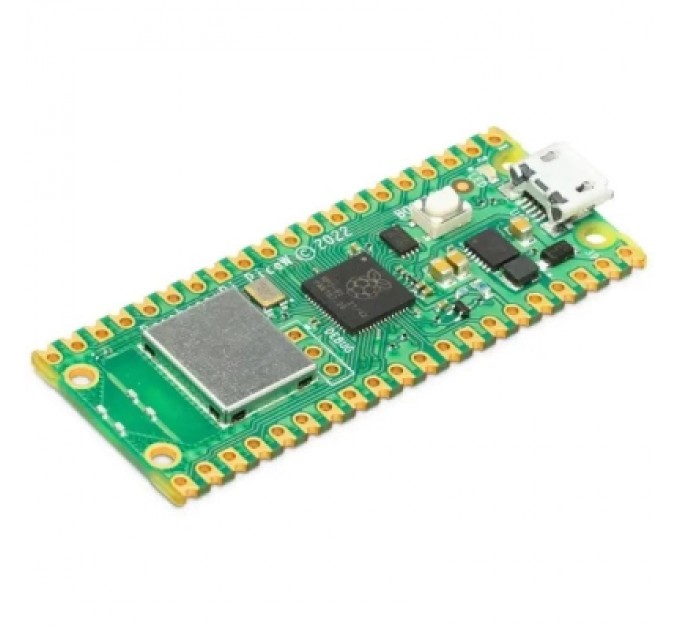 Raspberry Pi Додаткове обладнання до промислового ПК Raspberry Pi Мікроконтролер Raspberry Pi Pico W (SC0918) (SC0918)